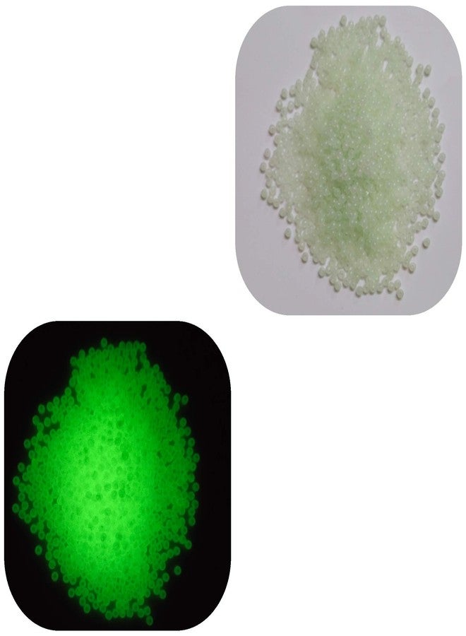 JASH Glow in The Dark Beads(Small) Green Colour 100gm - Image 2